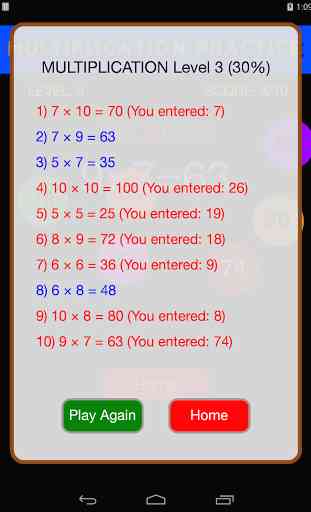 Math Quiz Game - Kids Practice 4