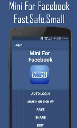 Mini For Facebook - Mini FB 1
