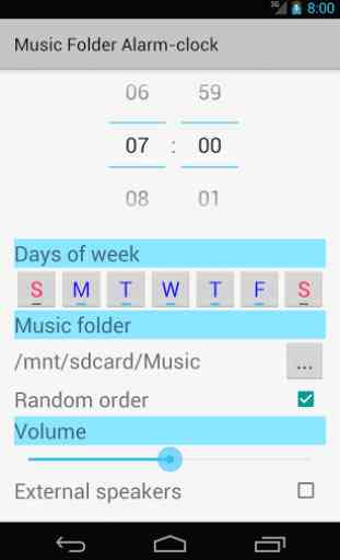 Music Folder Alarm Clock 1