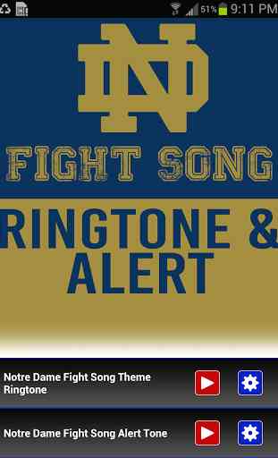 Notre Dame Fight Song Ringtone 1