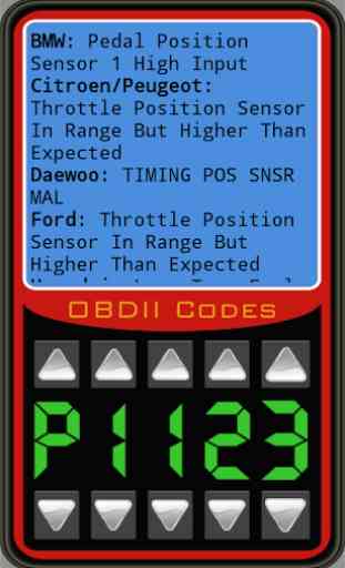 OBDII Trouble Codes 2