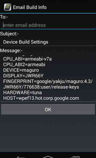 OS Build in Android 1
