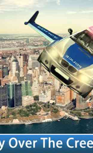 Police Flying Simulator Car  4