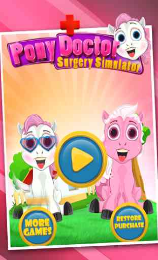 Pony Dr Surgery Simulator Game 1