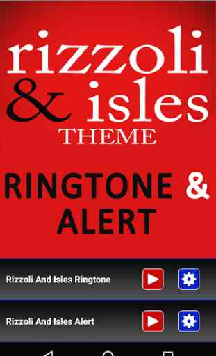 Rizzoli And Isles Ringtone 2