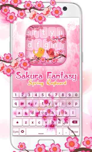 Sakura Fantasy Spring Keyboard 1