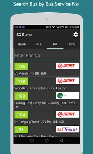 SG Buses: Timing & Routes 4