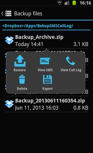 SMS & Call Log Backup 3
