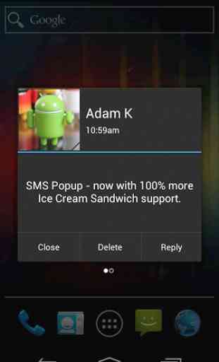 SMS Popup 1