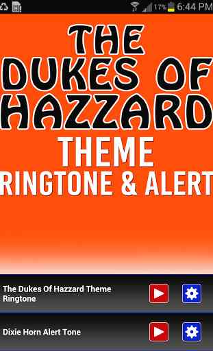 The Dukes of Hazzard Ringtone 1
