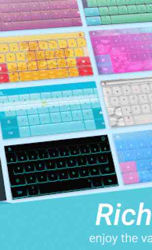 TouchPal Galaxy Keyboard Theme 4