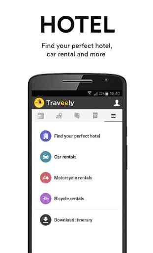 Traveely, the Trip Planner 4