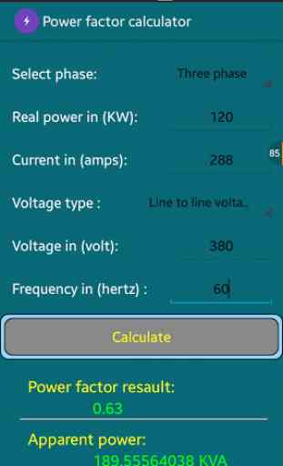 Watt VA Amp Volt Calculations 4
