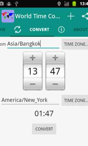World Time Zone Converter 2