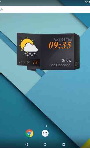 3D Cool Daily Weather Widget1 4