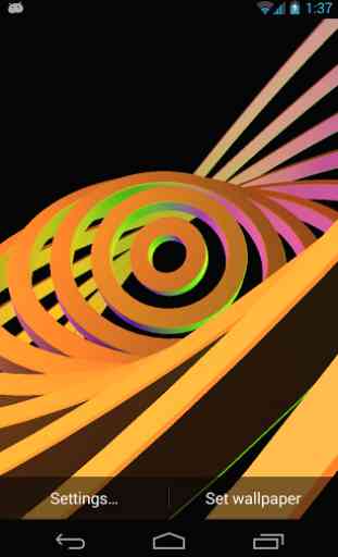 3D Hypnotic Spiral Rings FREE 1