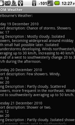 BOM Weather - Mel and Syd 1