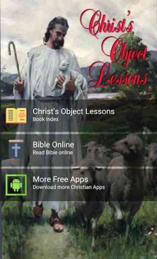 Christ Objects Lessons 1