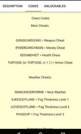 Codes Mods for GTA 3 4