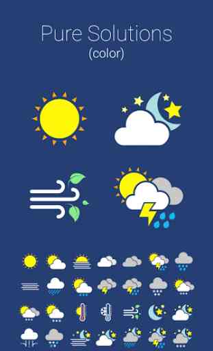 COLOR WEATHER ICONS FOR HDW 1