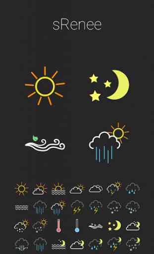 COLOR WEATHER ICONS FOR HDW 2