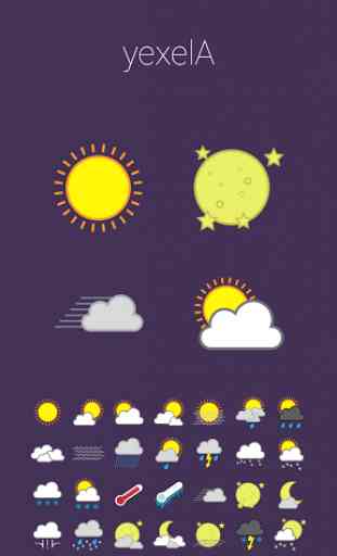 COLOR WEATHER ICONS FOR HDW 4