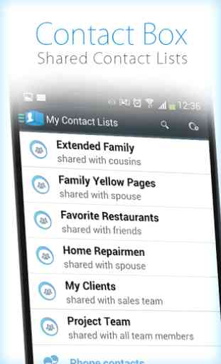 ContactBox - Shared Contacts 1