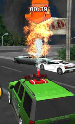 Crazy Driver Fireman Duty 3D 4