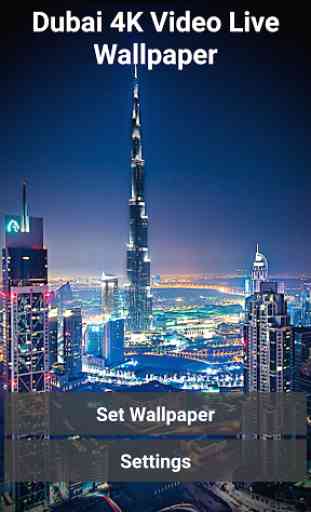 Dubai 4K Video Live Wallpaper 1