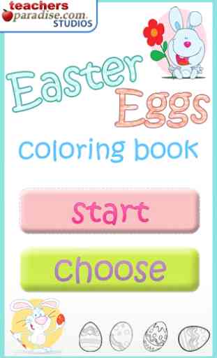 Easter Eggs Kids Coloring Game 1
