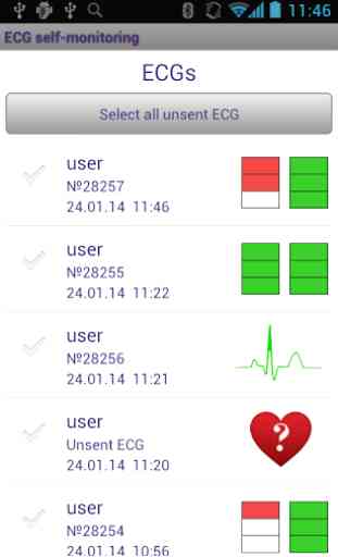 ECG Self-monitoring 4