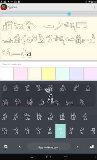Egyptian hieroglyphs Keyboard 1