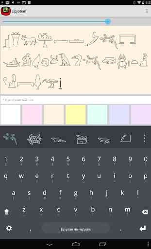 Egyptian hieroglyphs Keyboard 3