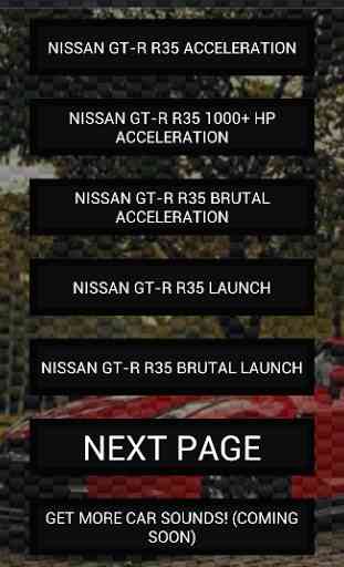 Engine sound of Nissan GTR R35 1