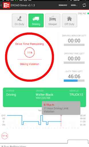 EROAD Driver App 2
