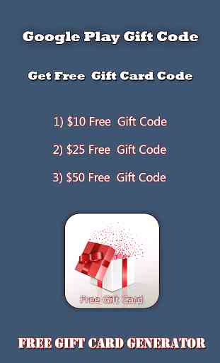 Free Gift Card Generator 1