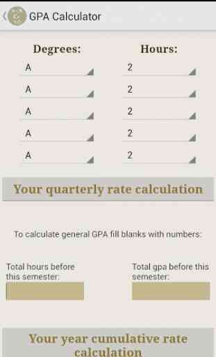 GPA calculator 3