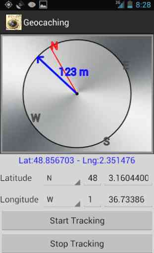 GPS Geocaching Location Finder 1