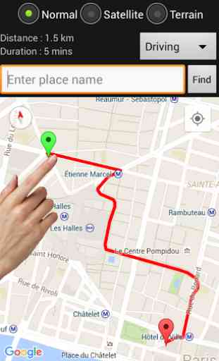 GPS Map Route Planner 1