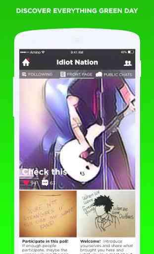 Green Day Amino for Idiots 2