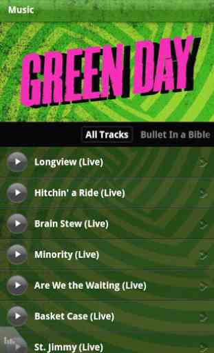 Green Day's official app 2