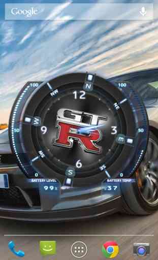 GTR Sports Car Live Wallpaper 3