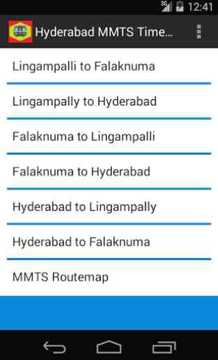 Hyderabad MMTS Timetable 1