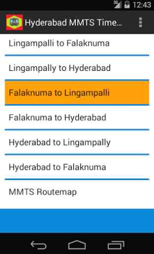 Hyderabad MMTS Timetable 2
