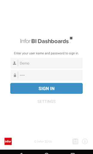 Infor BI Dashboards 1