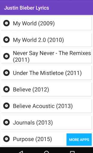 Justin Bieber Lyrics All Songs 1