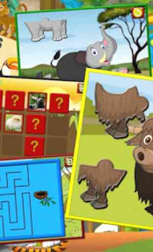 Kids Zoo Animal Jigsaw Puzzles 1