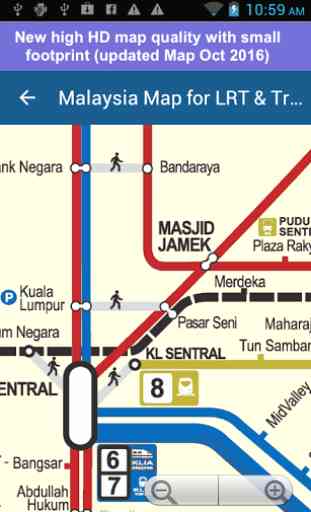 Malaysia Map for LRT & Train 4