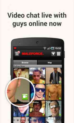 Maleforce Gay-Voice-Video Chat 1