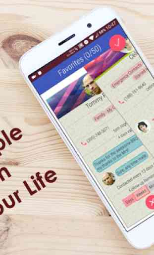 Manage Favorite Contacts Free 1